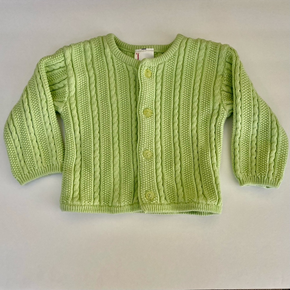 Hanna Andersson cotton cable knit sweater